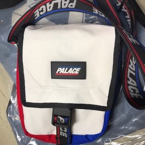 Palace Genius White Shoulder Bag